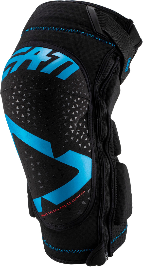 Photos - Elbow & Knee Pads Leatt 3DF 5.0 Zip Blue Motocross Knee Guards Size S-M 