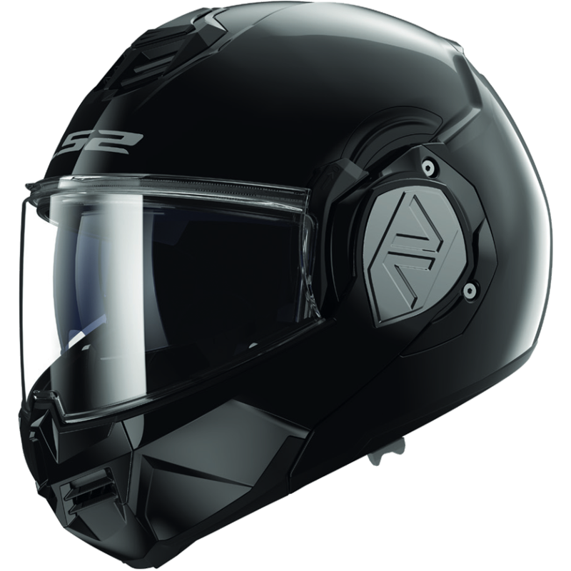 LS2 FF906 Advant Solid Gloss Black Modular Helmet Size S