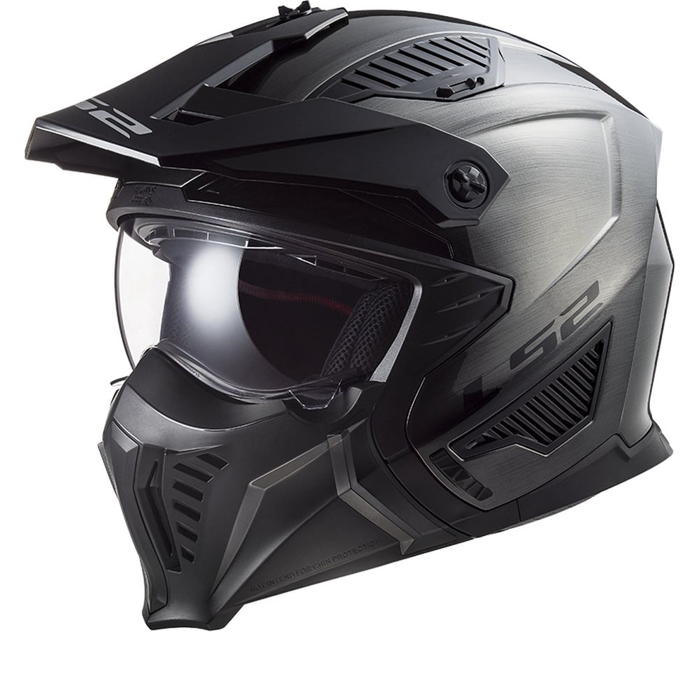 LS2 OF606 Drifter Jeans Titanium 06 Casque Multi S