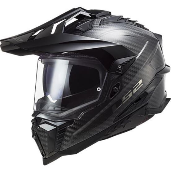 LS2 MX701 C Explorer Glanz Carbon Endurohelm Größe 3XL
