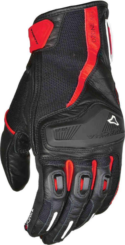 Macna Ozone Gants De Moto Noir Rouge Neon M