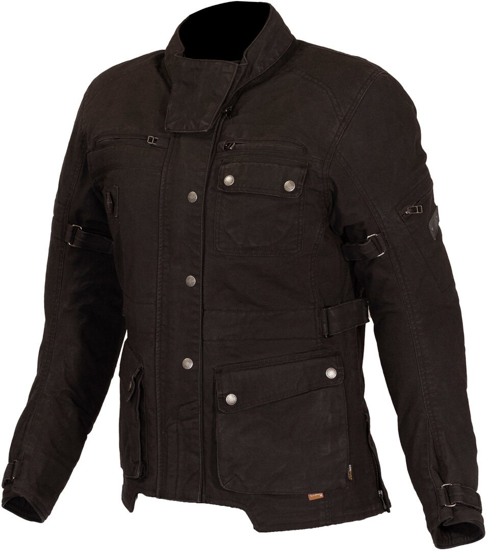 Merlin Mahala D3O Explorer Damen Textil-Motorradjacke Schwarz Größe XS