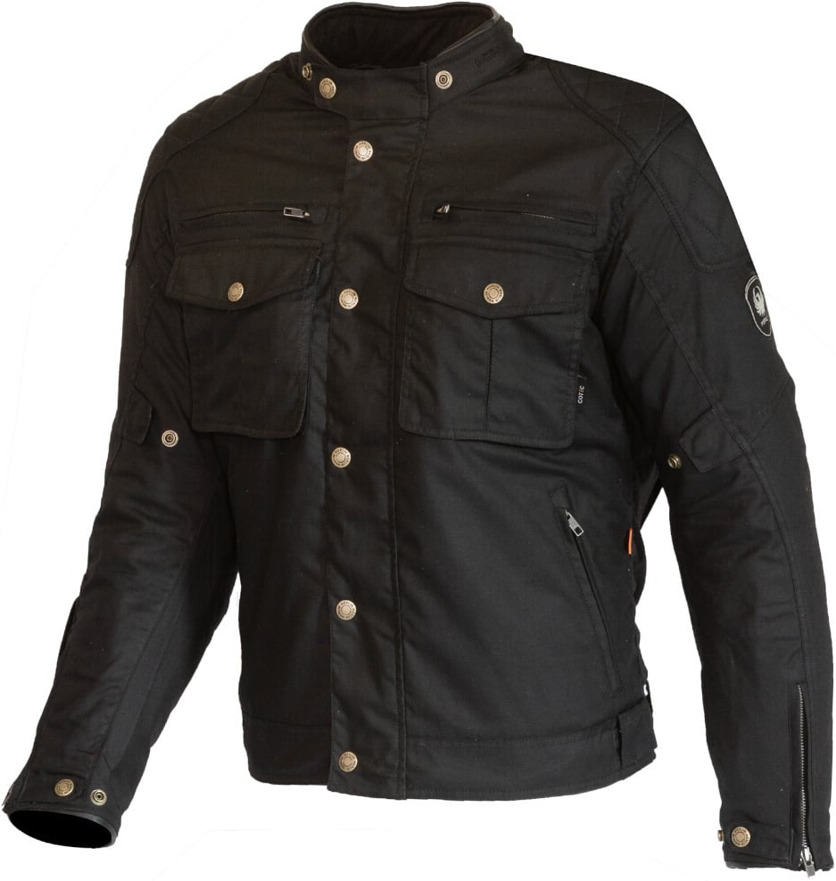 Merlin Perton II Textil-Motorradjacke Schwarz Größe XL