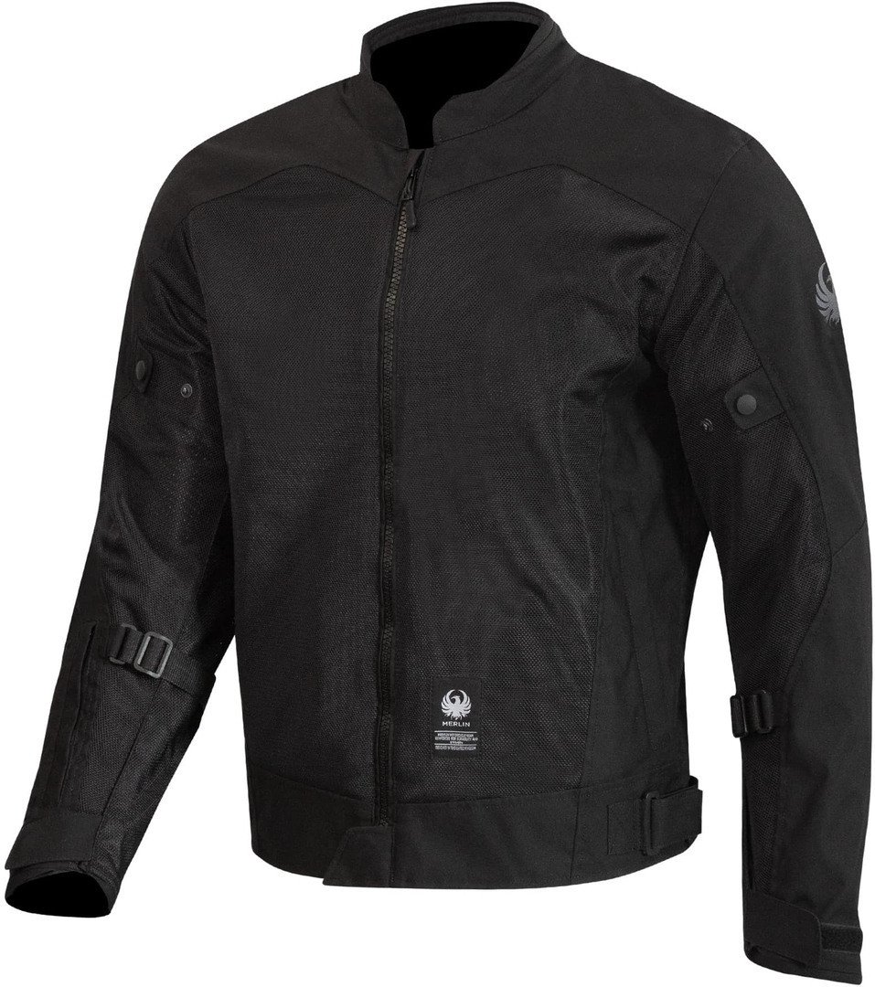 Merlin Prospect Air Mesh Textil-Motorradjacke Schwarz Größe XL