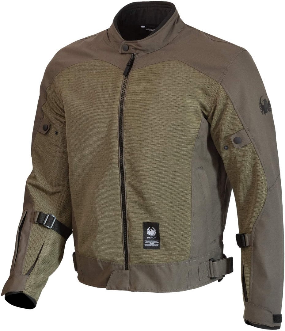 Merlin Prospect Air Mesh Textil-Motorradjacke Oliv Größe S