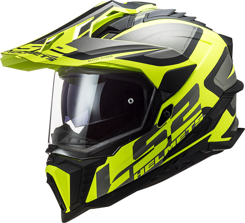 LS2 MX701 Explorer Alter Matt Black Hivis Yellow S