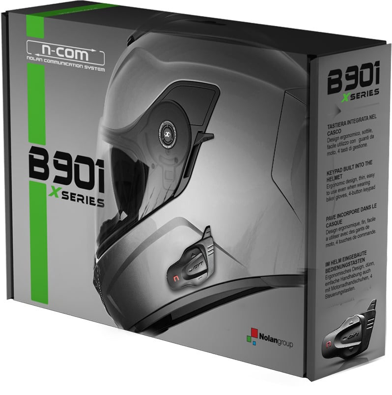 Nolan N-Com B901 X Single/Individual Bluetooth Sistema De Comunicación unisex None N