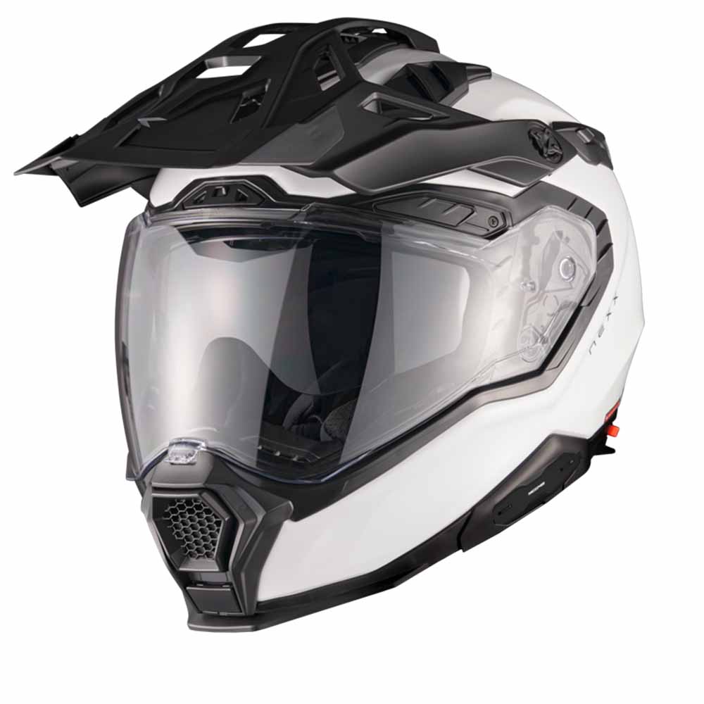 Nexx X.WED3 Plain Weiß Pearl Adventure Helm Größe M