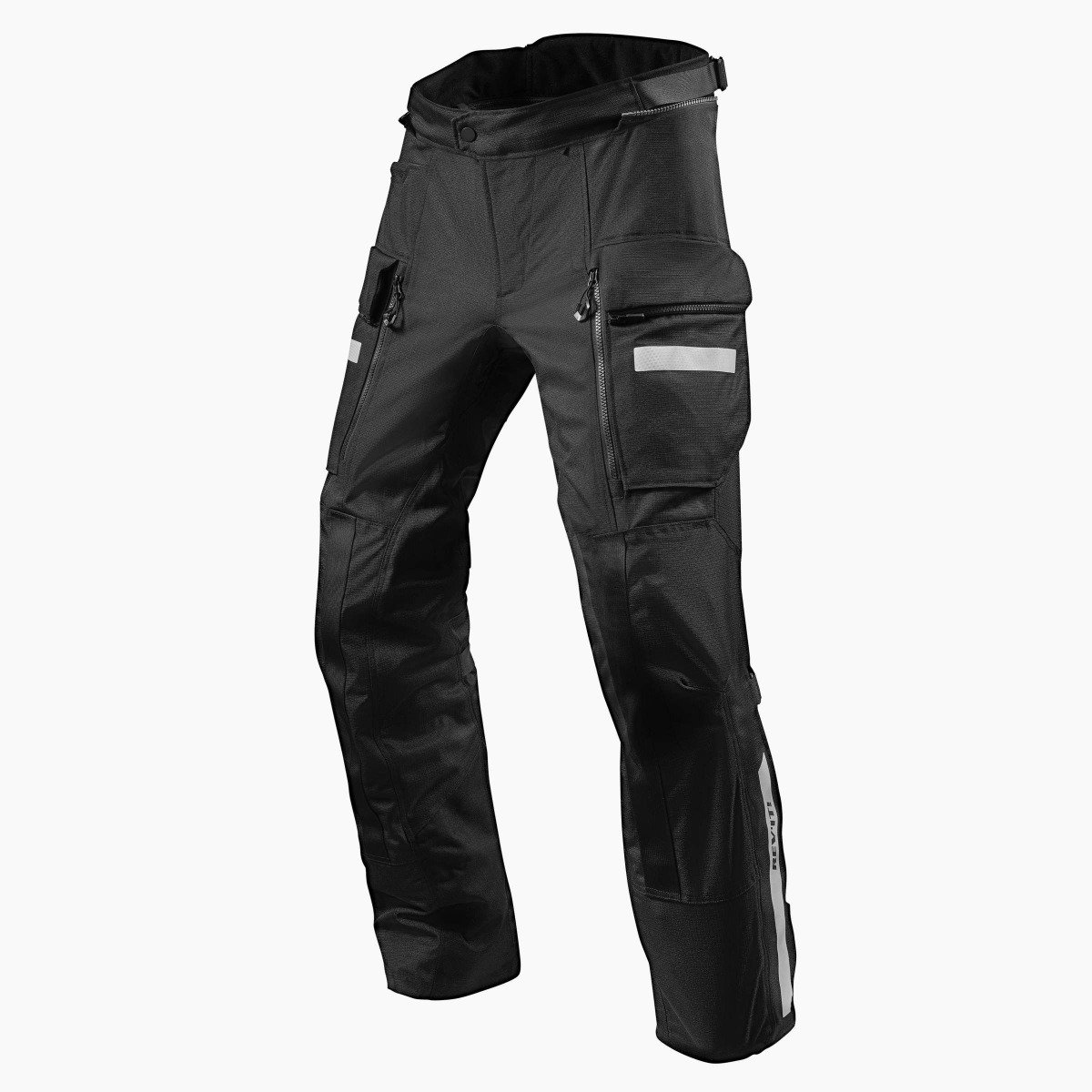 Zdjęcia - Odzież motocyklowa Revit REV'IT! Sand 4 H2O Standard Black Motorcycle Pants Size S 