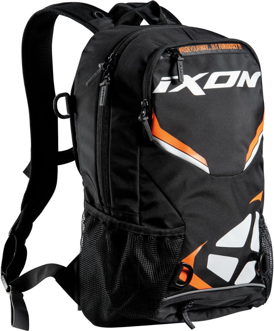 Ixon R-Tension 23 Schwarz Weiß Orange Rucksack Größe