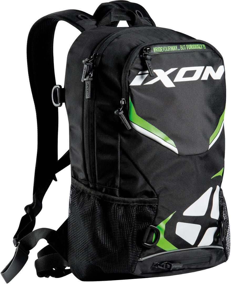 Ixon R-Tension 23 Schwarz Weiß Grün Rucksack Größe