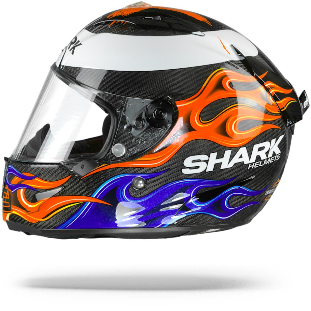 Shark Race-R Pro Carbon Lorenzo 2019 DBR Carbon Blau Rot Integralhelm Größe XS