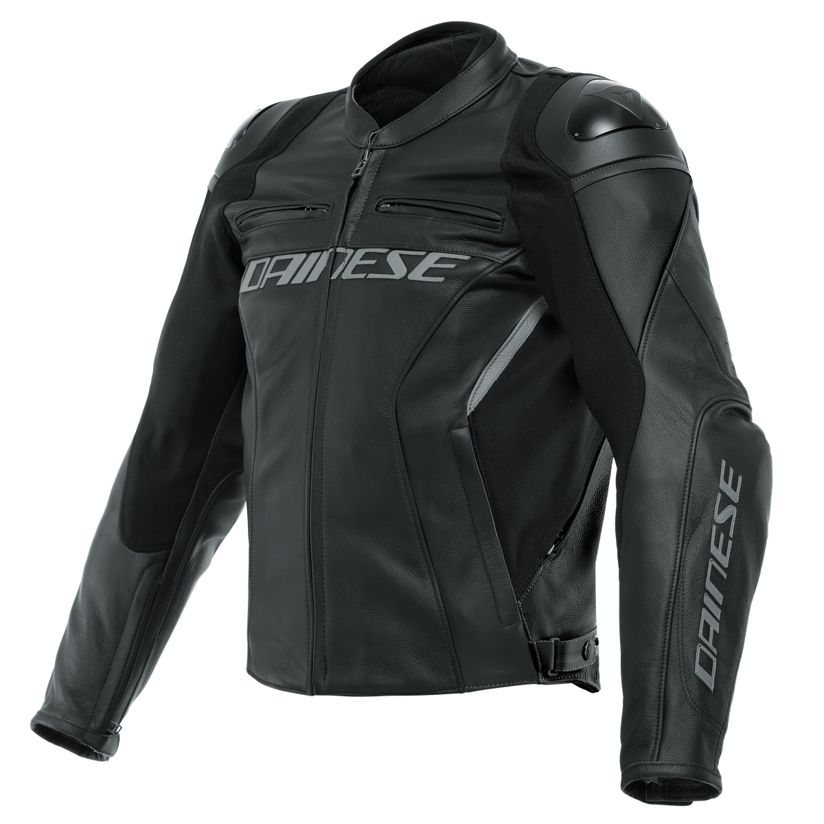 Dainese Racing 4 Leather Jacket Black Size 46