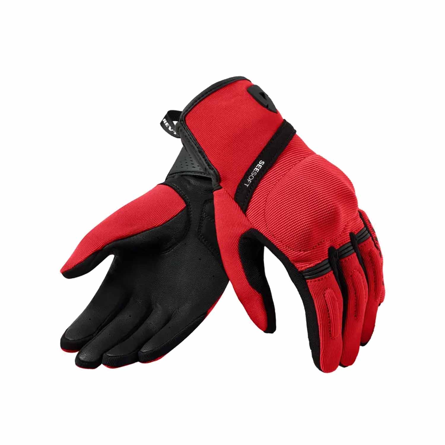 Photos - Motorcycle Gloves Revit REV'IT! REV'IT! Mosca 2 Ladies Gloves Red Black Size L