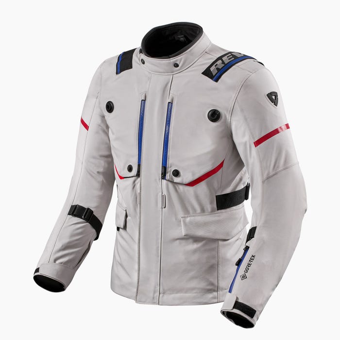 Zdjęcia - Odzież motocyklowa GTX REV'IT! Vertical  Jacket Silver Size M 