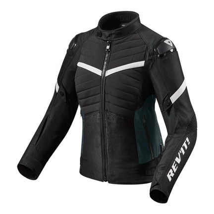 REV'IT! Arc H2O Ladies Veste Moto Noir Blanc 34