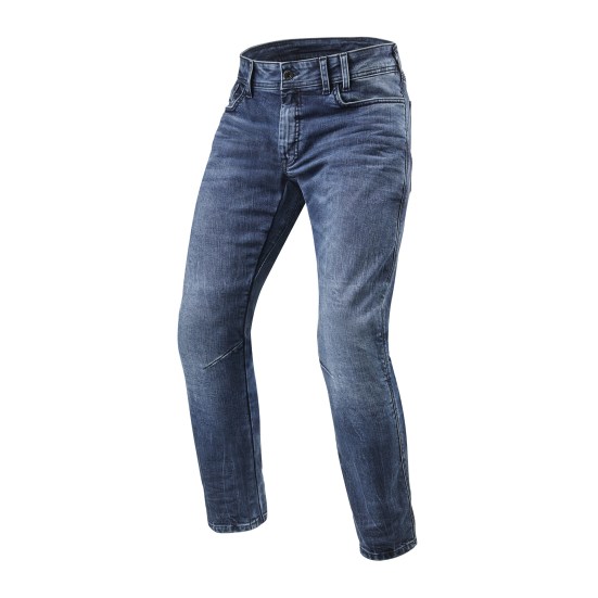 REV'IT! Detroit TF Jean Moto Bleu Medium L34/W30