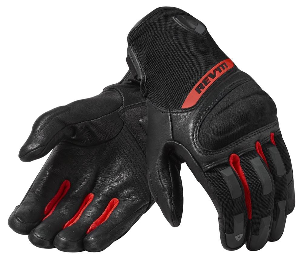 REV'IT! Striker 3 Gants De Moto Noir Rouge S