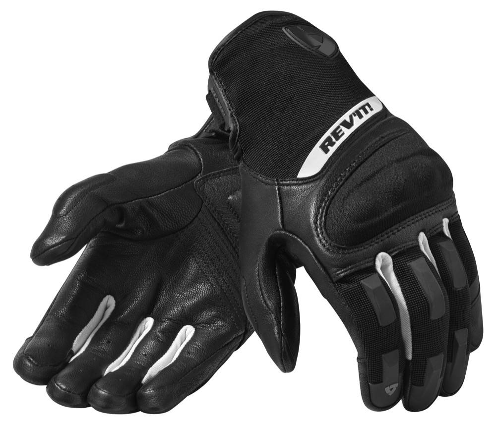 REV'IT! Striker 3 Gants De Moto Noir Blanc XS