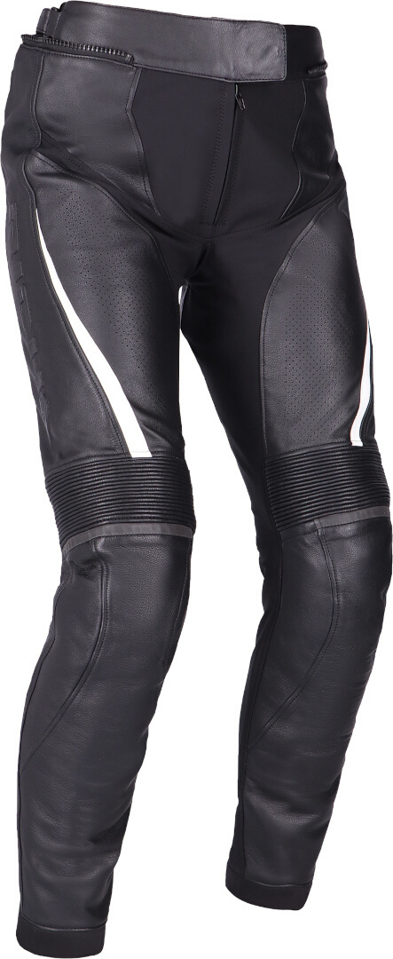 Richa Laura Schwarz Weiß Damen Motorrad Lederhose Größe 34