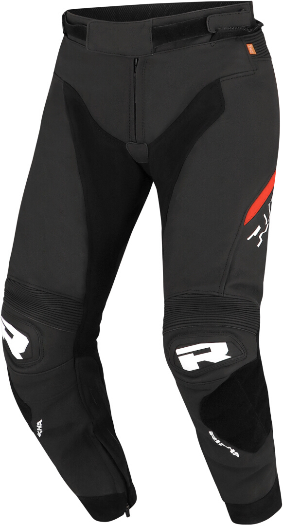 Richa Stradale Schwarz Rot Motorrad Lederhose Größe 46