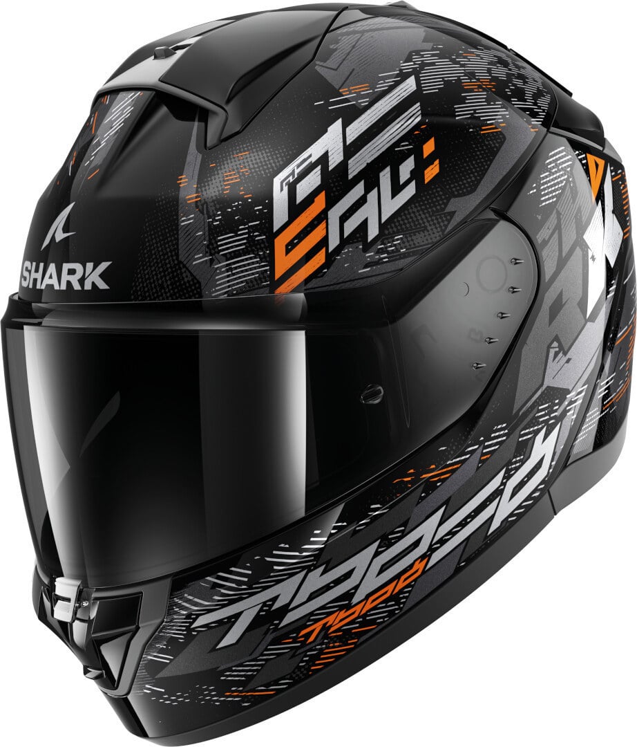 Shark Ridill 2 Molokai Schwarz Orange Integralhelm Größe L