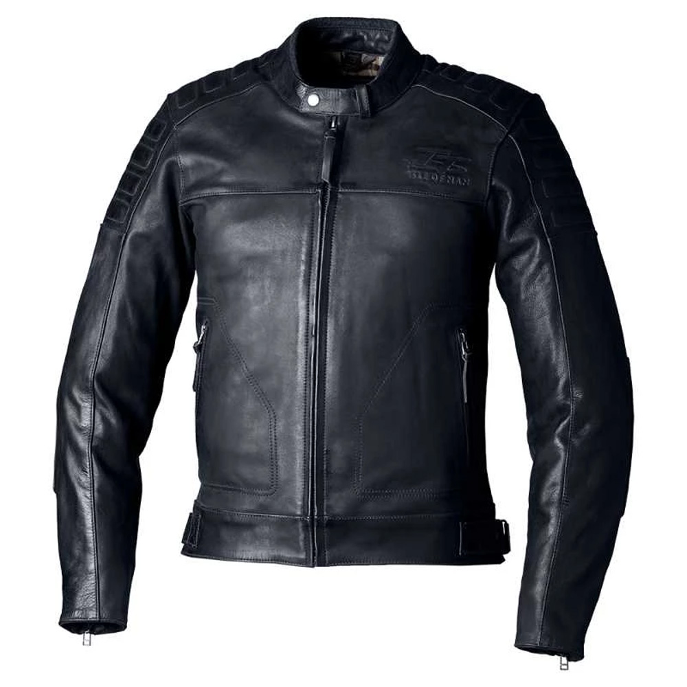 RST Brandish 2 Isle Of Man TT Lederjacke Schwarz Größe 44