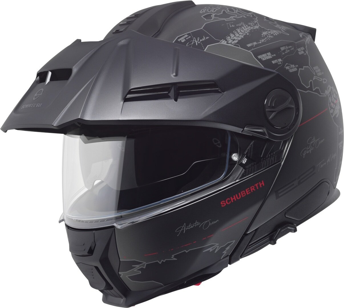 Schuberth E2 Atlas Anthrazit Schwarz Klapphelm Größe M