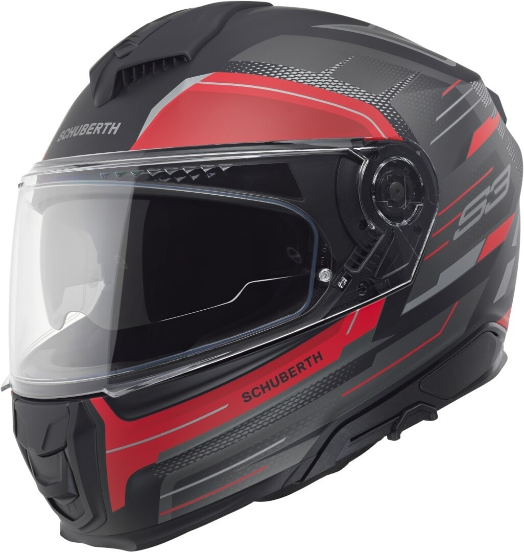 Schuberth S3 Apex Matt Anthrazit Schwarz Rot Integralhelm Größe XS