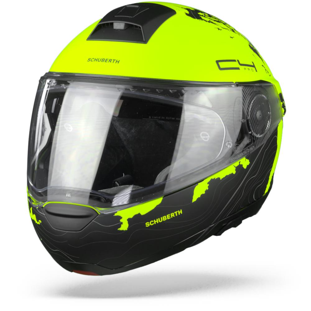 Schuberth C4 Pro Women Magnitudo Casque Modulable Jaune L unisex Noir