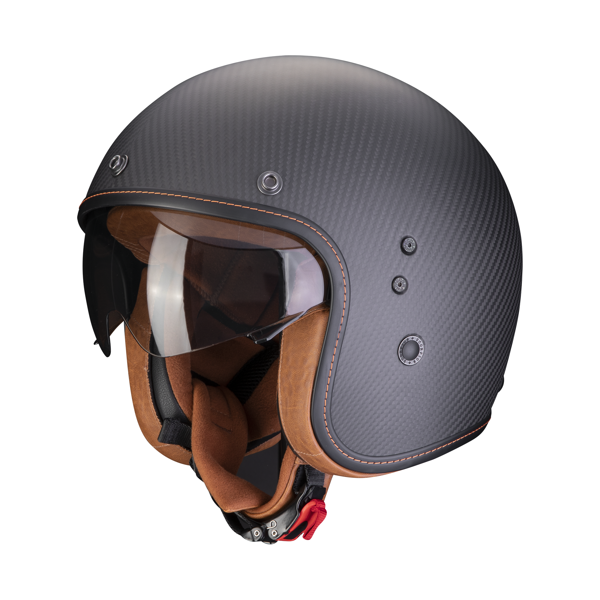 Scorpion Belfast Carbon Evo Matt Schwarz Jethelm Größe L