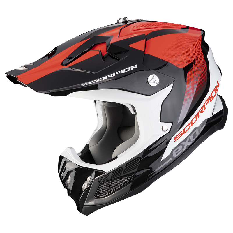 Scorpion VX-22 Air Attis Black-Red Offroad Helmet L