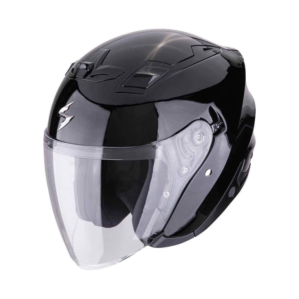Scorpion EXO-Z1 Metallic Black Jet Helmet Size M