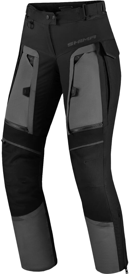 SHIMA Hero 2.0 Wasserdichte Damen Schwarz Grau Motorrad Textilhose Größe XS