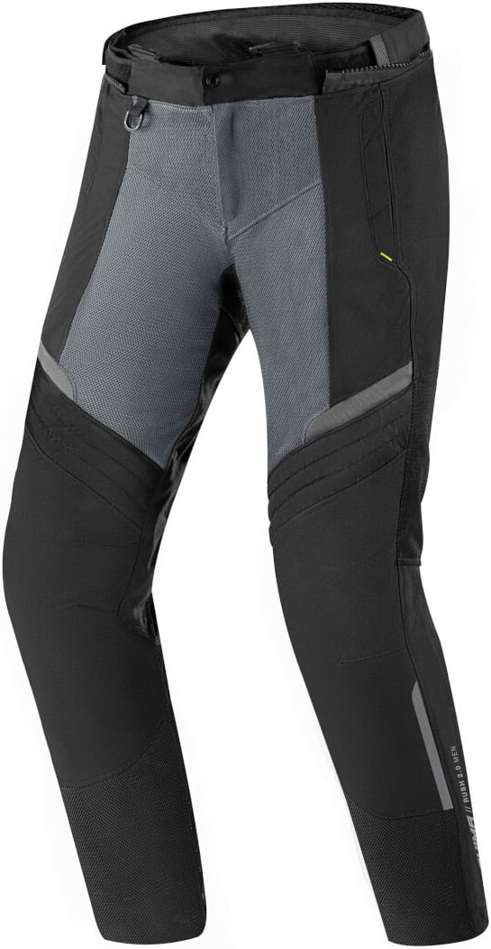 SHIMA Rush 2.0 Vented Wasserdichte Schwarz Grau Motorrad Textilhose Größe L