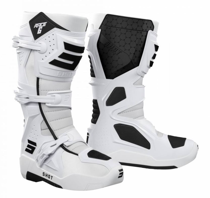 SHOT Race 6 Weiß Stiefel Größe 41