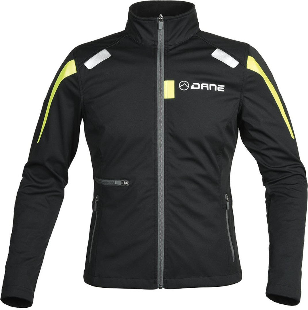 DANE Freya 2 Schwarz Damen Softshell Midlayer Jacke Größe 15758