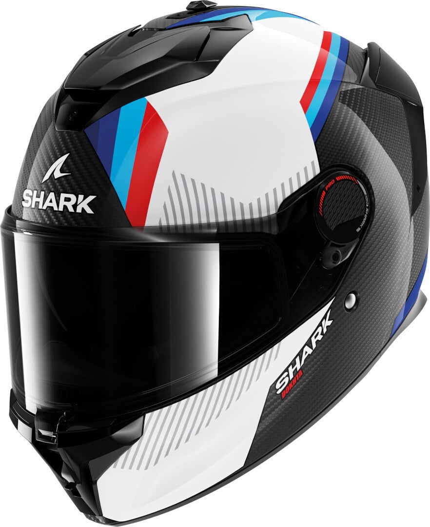 Shark Spartan GT Pro Dokhta Carbon Schwarz Weiß Blau Integralhelm Größe XS
