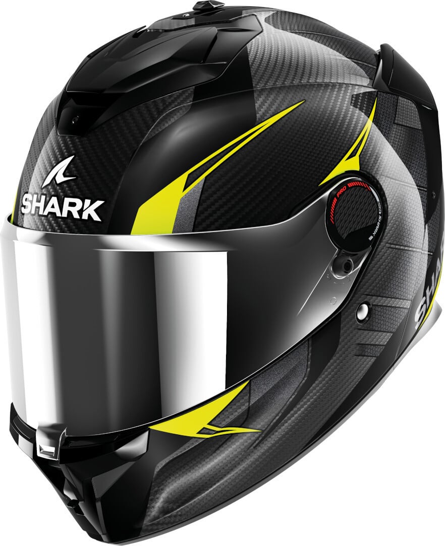 Shark Spartan GT Pro Kultram Carbon Schwarz Gelb Integralhelm Größe XL
