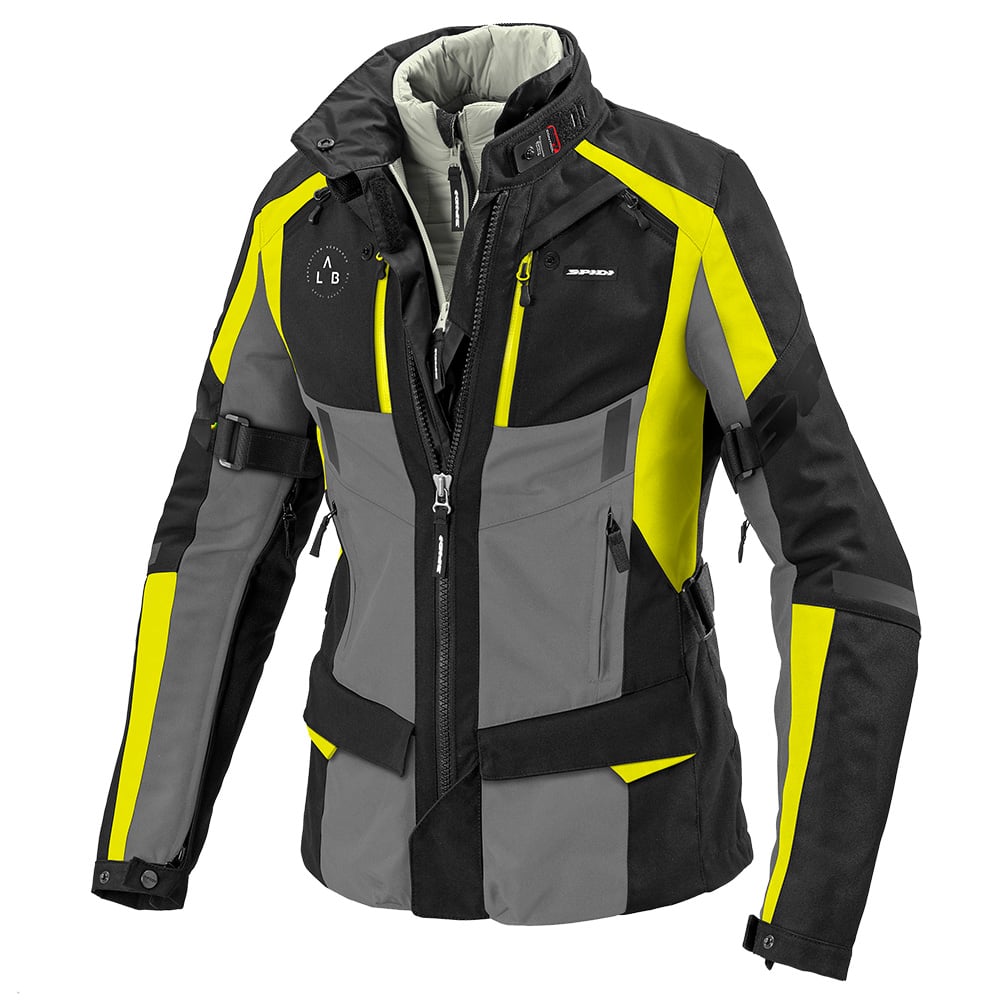 Spidi 4Season Lady Evo Gelb Fluo CE Jacke Größe L