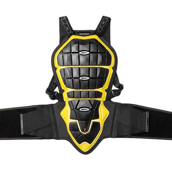 Image of SPIDI BACK WARRIOR 160-170 BLACK YELLOW BACK PROTECTOR L