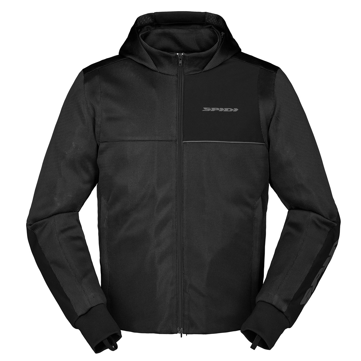 Spidi Hoodie Net Jacke Schwarz Größe S