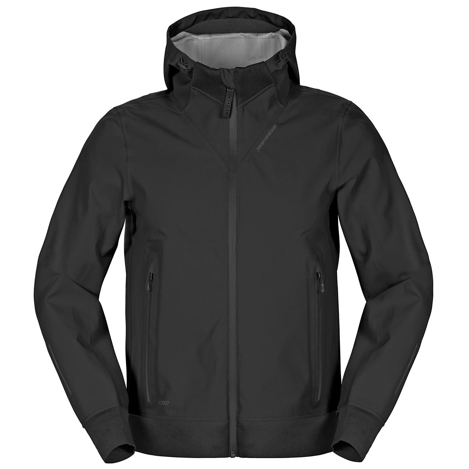 Spidi Hoodie Shell Jacke Schwarz Größe S