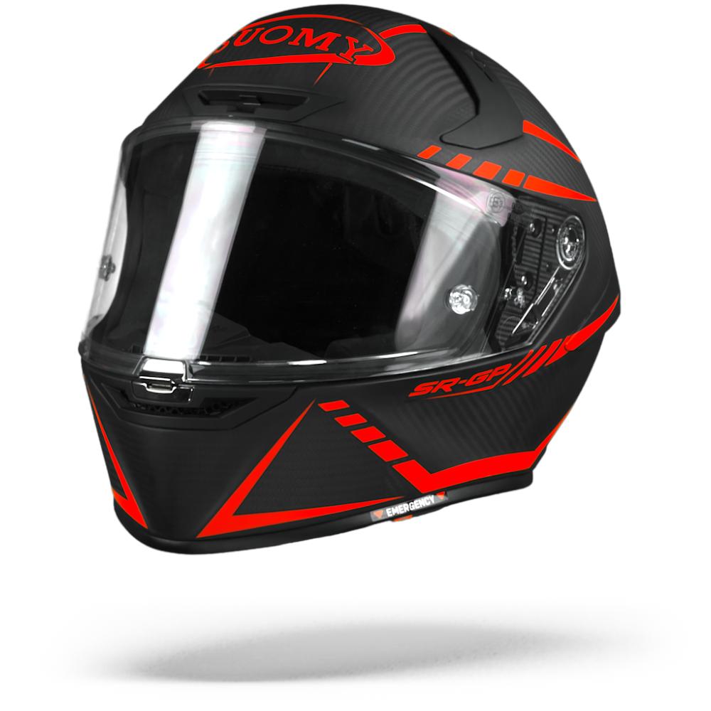 Image of Suomy SR-GP Carbon Supersonic Matt Black Red