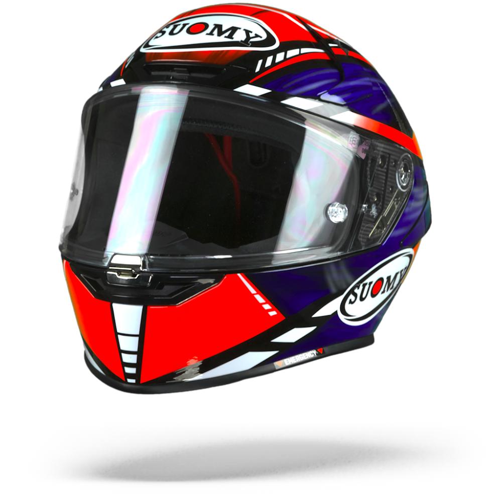 Suomy SR-GP On Board Blue Red Full Face Helmet XL