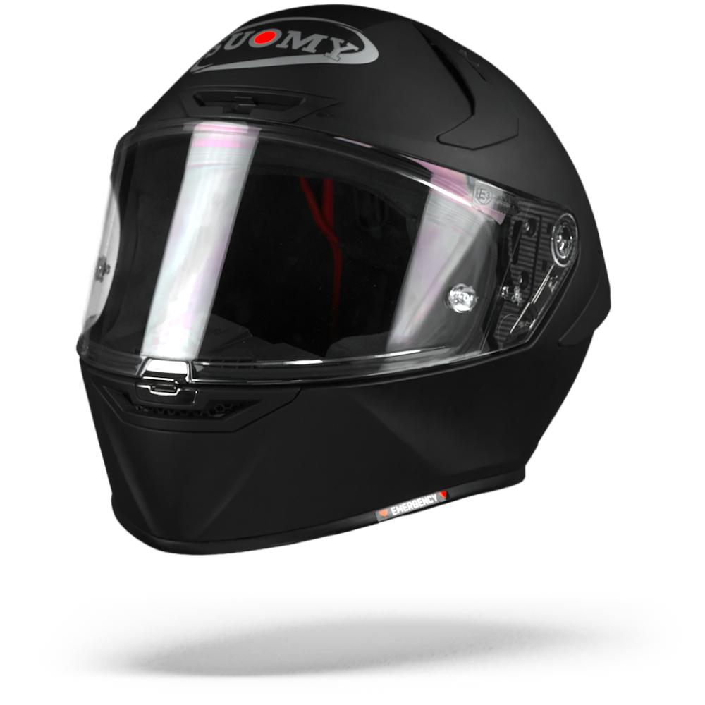 Suomy SR-GP Matt Black Full Face Helmet Size 2XL