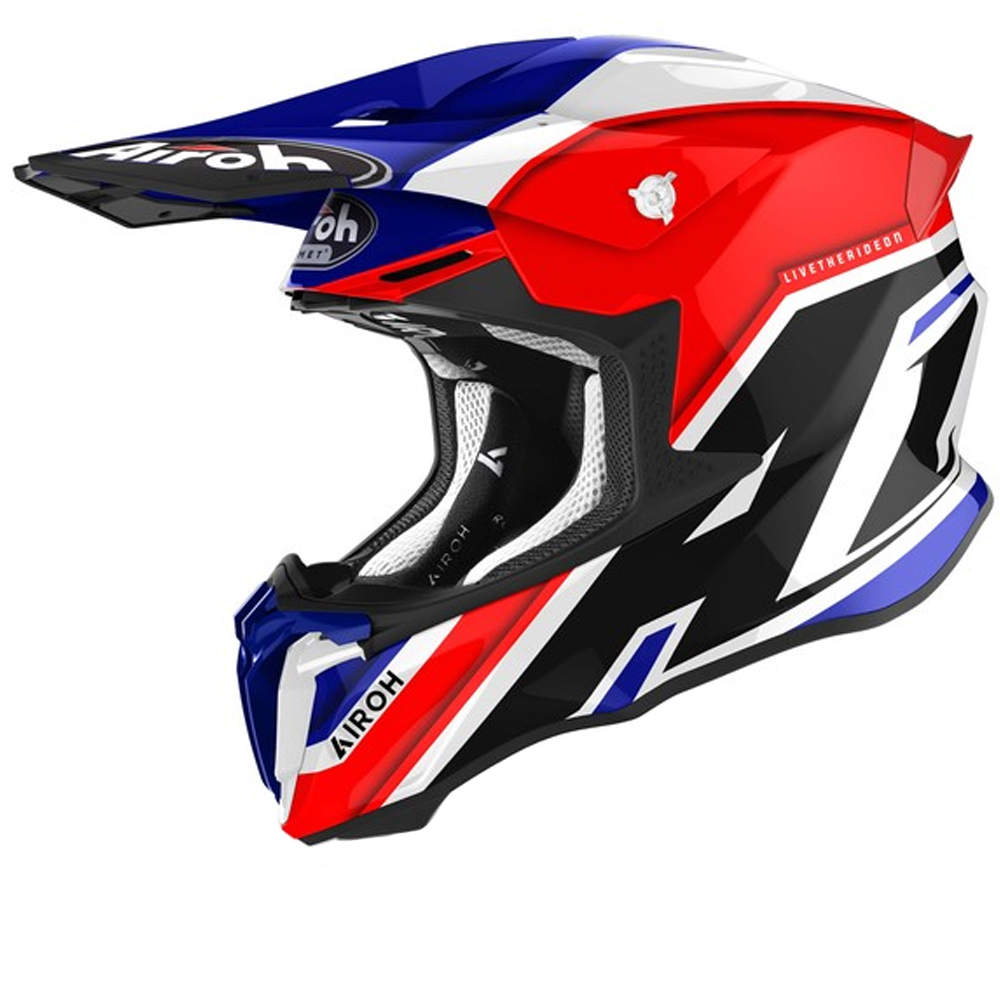 Airoh Twist 2.0 Shaken Blauw Offroad Helm S