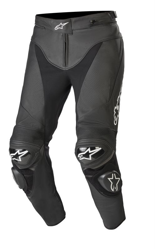 Alpinestars Track V2 Pantalon De Moto En Cuir Noir 48