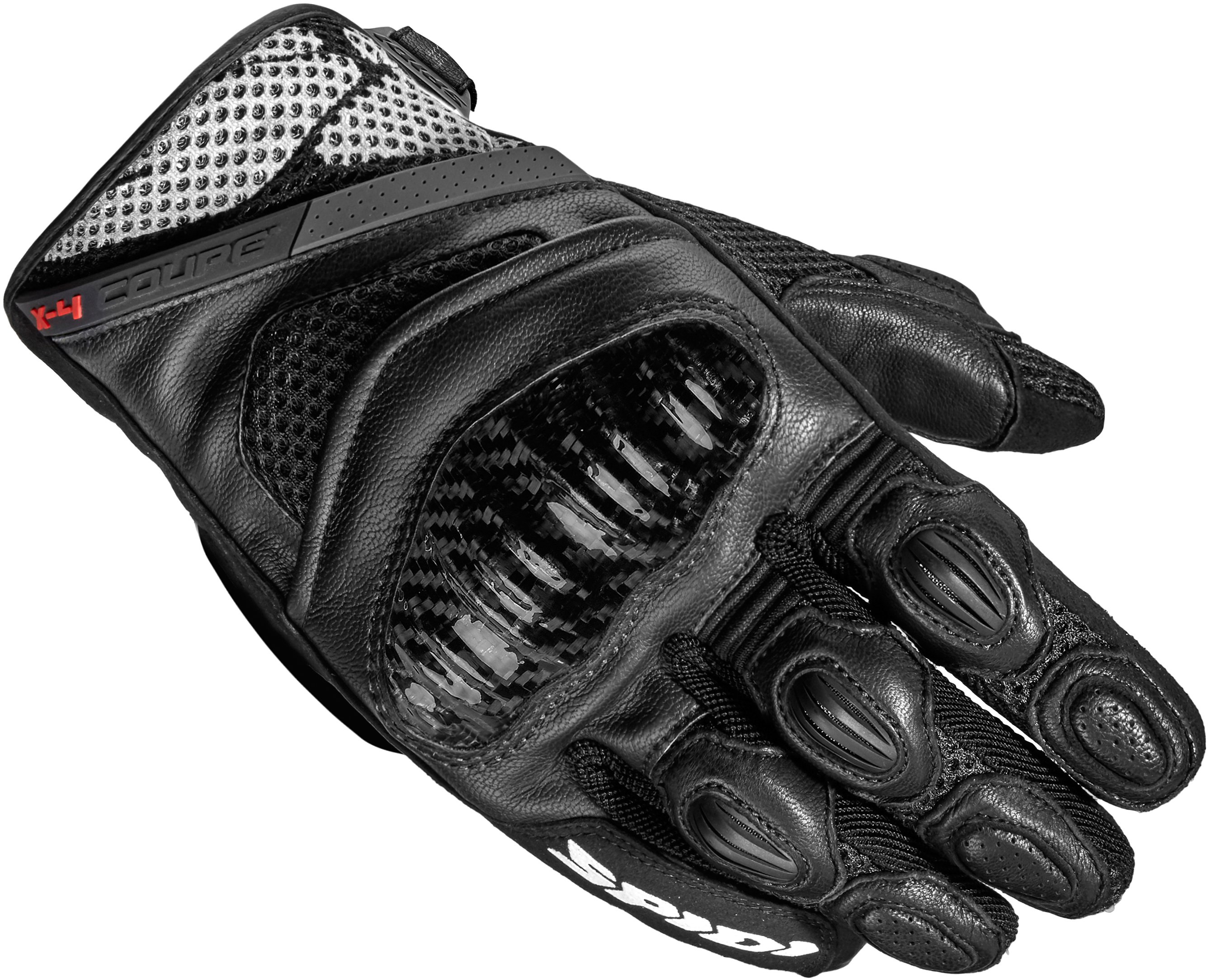 Spidi X-4 Coupe Gants Noir Blanc S