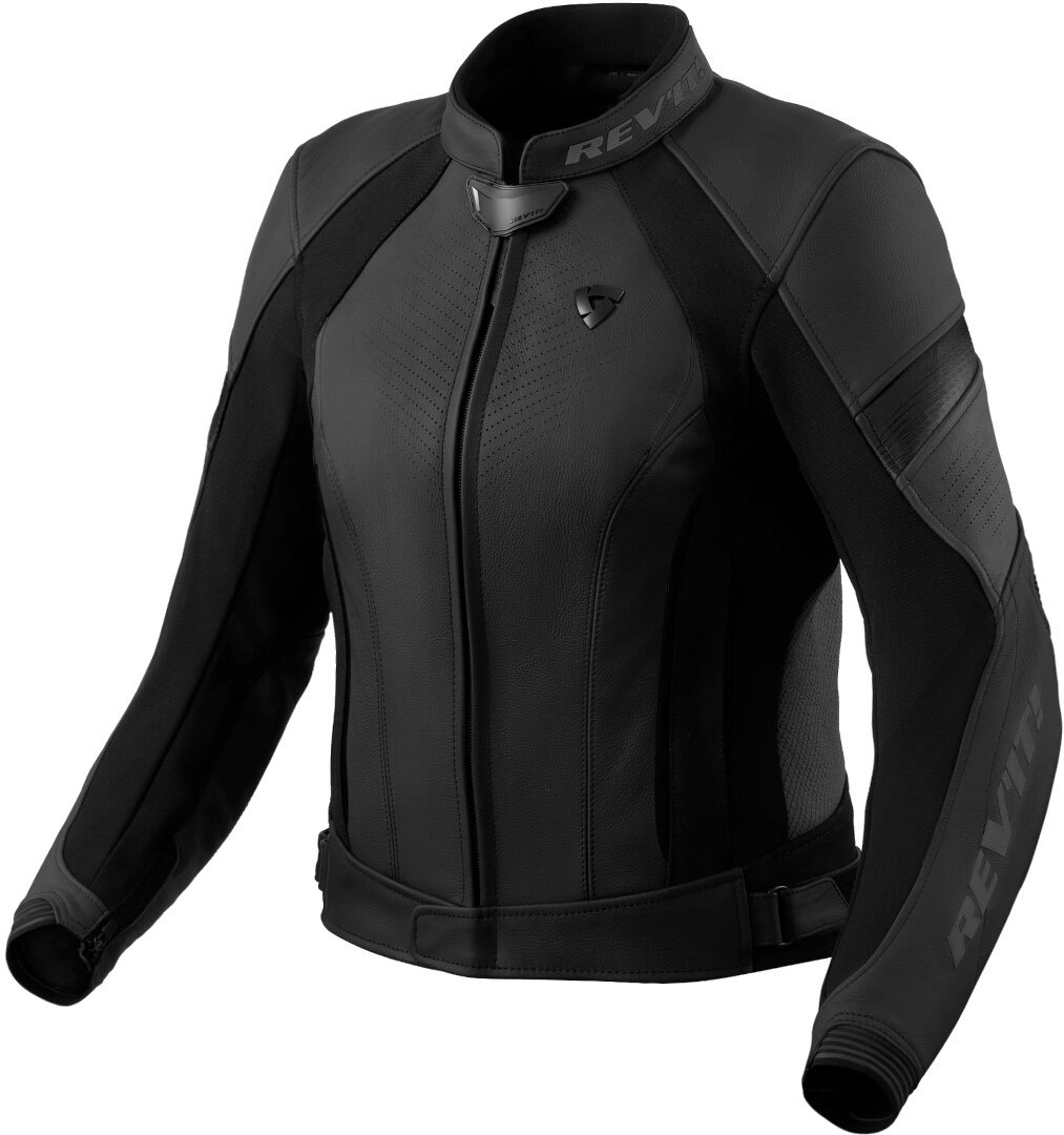 REV’IT! Xena 4 Damen Schwarz Anthrazit Motorrad Jacke Größe 38